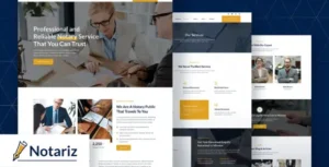 Notariz – Notary Public & Legal Services Elementor Template Kit