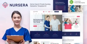 Nursera – Home Care & Private Nursing Services Elementor Template Kit