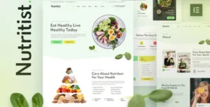 Nutritist – Healthy Food & Nutrition Coach Elementor Template Kit