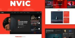 Nvic - Blog & Magazine Elementor Template Kit