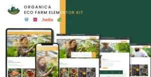 Organica - Eco Farm Elementor Template Kit