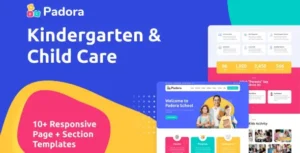 Padora - Kindergarten & Child Care Elementor Template Kit