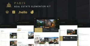 Paris - Real Estate Elementor Template Kit