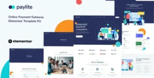 Paylite - Online Payment Gateway Elementor Template Kit