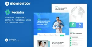 Pediatra – Pediatrician Clinic & Healthcare Elementor Template Kit