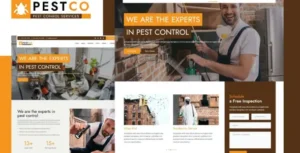 Pestco - Pest Control Elementor Template Kit