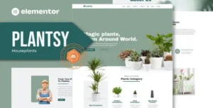 Plantsy - Houseplants Elementor Template Kit