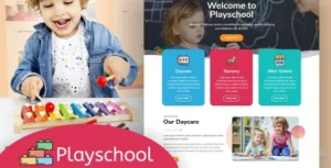 Playschool - Childcare & School Elementor Template Kit