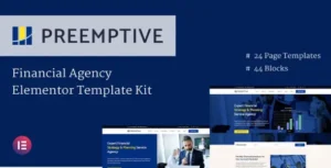 Preemptive - Business & Finance Elementor Template Kit