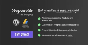 Progress Ads - WordPress Adsense & Banner Plugin