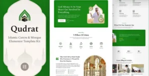 Qudrat – Islamic Center & Mosque Elementor Template Kit