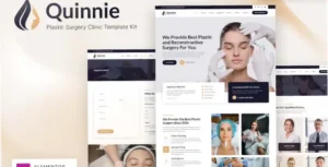 Quinnie – Plastic Surgery Clinic Elementor Template Kit