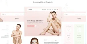 Qurux - Dermatology & Skin Care Elementor Template Kit