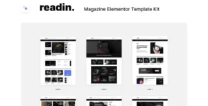 Readin - Blog & Magazine Elementor Template Kit