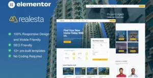 Realesta - Real Estate Elementor Template Kit