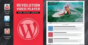Revolution Video Player With Bottom Playlist