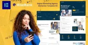 Riserank - Digital Marketing Agency Elementor Template Kit