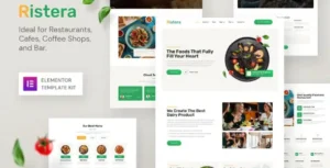 Ristera – Restaurant & Cafe Elementor Template Kit