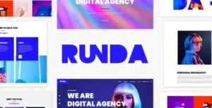 Runda - Creative Agency Elementor Template Kit