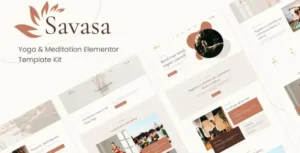 Savasa - Yoga & Meditation Elementor Template Kit