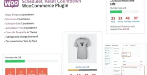 Schedule, Reset Countdown Plugin WooCommerce WooCP