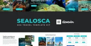 Sealosca - Sea Adventure Travel Template Kit