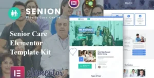 Senion - Senior Care Elementor Template Kit