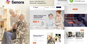 Senora – Senior Care Services Elementor Template Kit