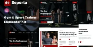 Seporta - Gym & Fitness Elementor Template Kit