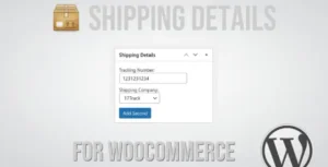 Shipping Details Plugin for WooCommerce