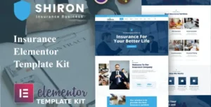 Shiron - Insurance Elementor Template Kit