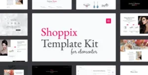 Shoppix - Jewellery Shop Elementor Template Kit