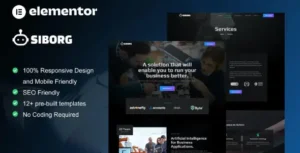 Siborg - Robotics & Technology Elementor Template Kit