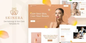 Skinera – Dermatology & Skincare Elementor Template Kit