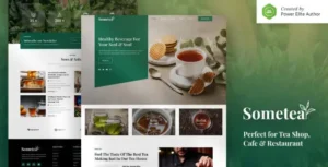 Sometea – Tea House Cafe & Restaurant Elementor Template Kit