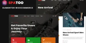 Spatoo - Modern Shoes eCommerce Elementor Template Kit