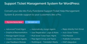 Support Ticket Management System for WordPress