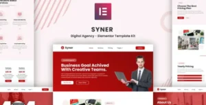 Syner - Creative Agency Elementor Template Kit