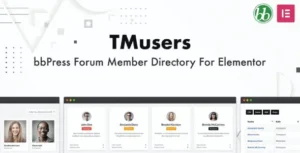 TMusers - bbPress Member Directory For Elementor