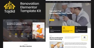 Tajdid - Renovation Elementor Template Kit