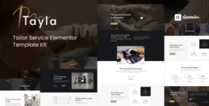 Tayla - Tailor Service Elementor Template Kit