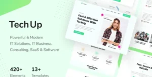 TechUp - Technology IT Solutions & Services Elementor Template Kit