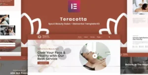 Teracotta - Spa & Beauty Salon - Elementor Template Kit