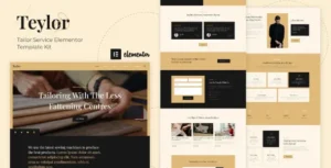 Teylor - Tailor Service Elementor Template Kit