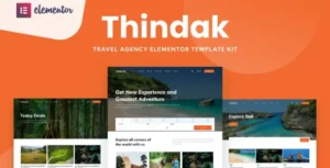 Thindak - Travel Agency Elementor Template Kit