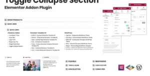 Toggle Collapse Section Elementor Addon