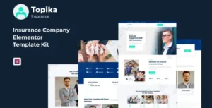 Topika - Insurance Agency Elementor Template Kit