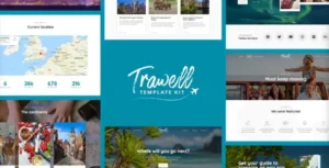 Trawell - Travel Blog Elementor Template Kit