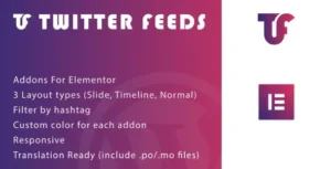 Twitter Feeds for Elementor WordPress Plugin