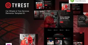 Tyrest – Car Tire & Wheel Service Elementor Template Kit